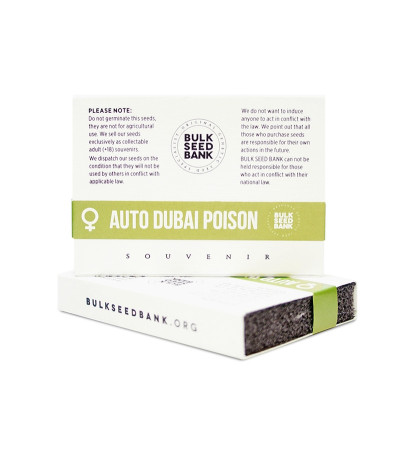 Семена сорта   Auto Dubai Poison fem (Bulk Seed Bank) 